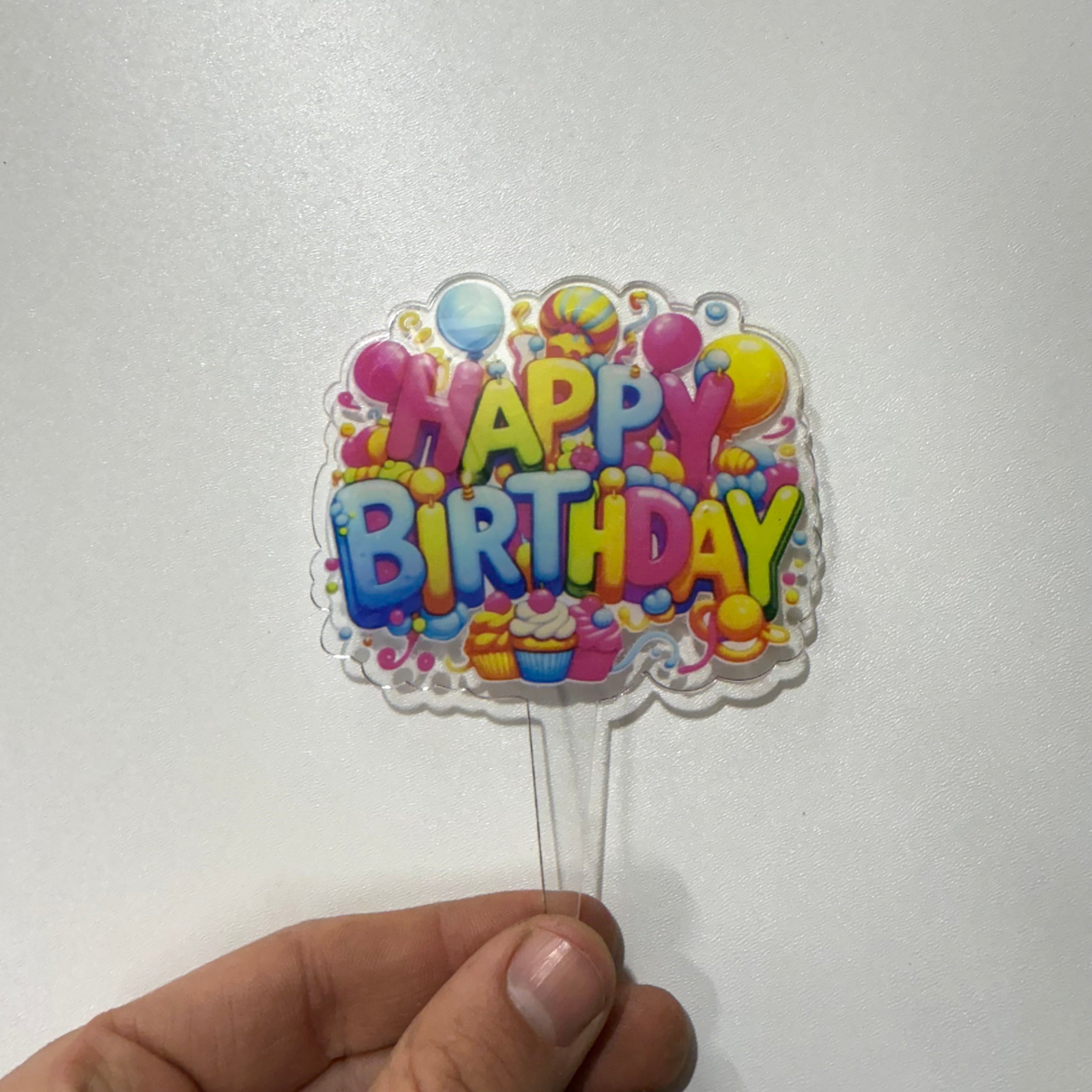 20’li Paket Aynalı Pleksi Yazılı Pasta Süsü Seti – Gold & Silver Serisi (Adet 10 TL)