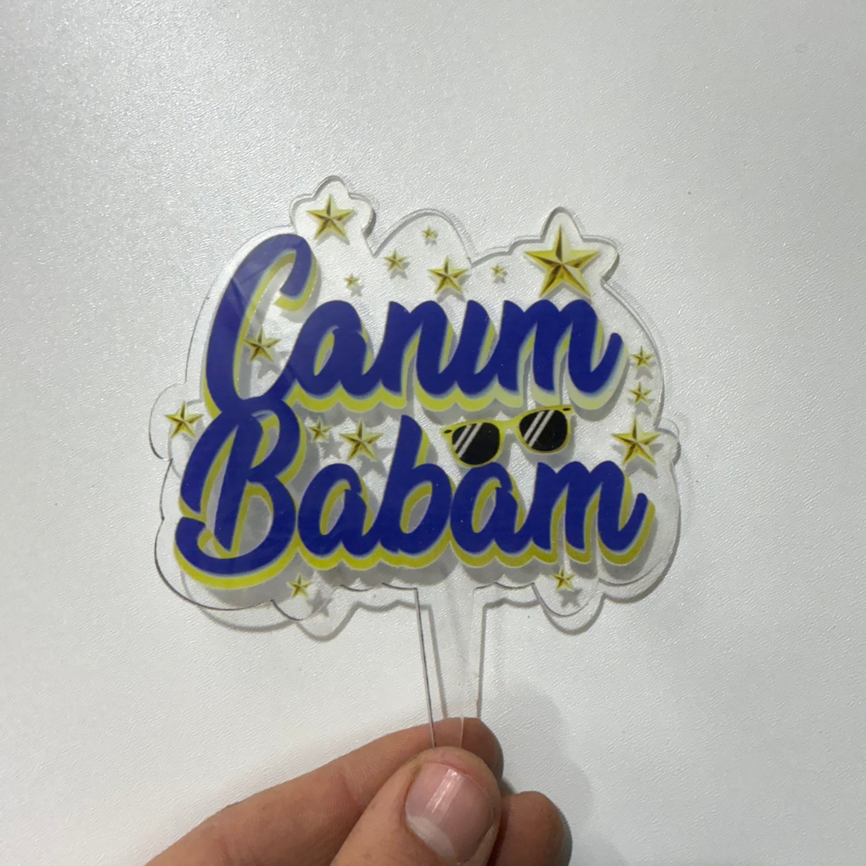 20’li Paket Aynalı Pleksi Yazılı Pasta Süsü Seti – Gold & Silver Serisi (Adet 10 TL)