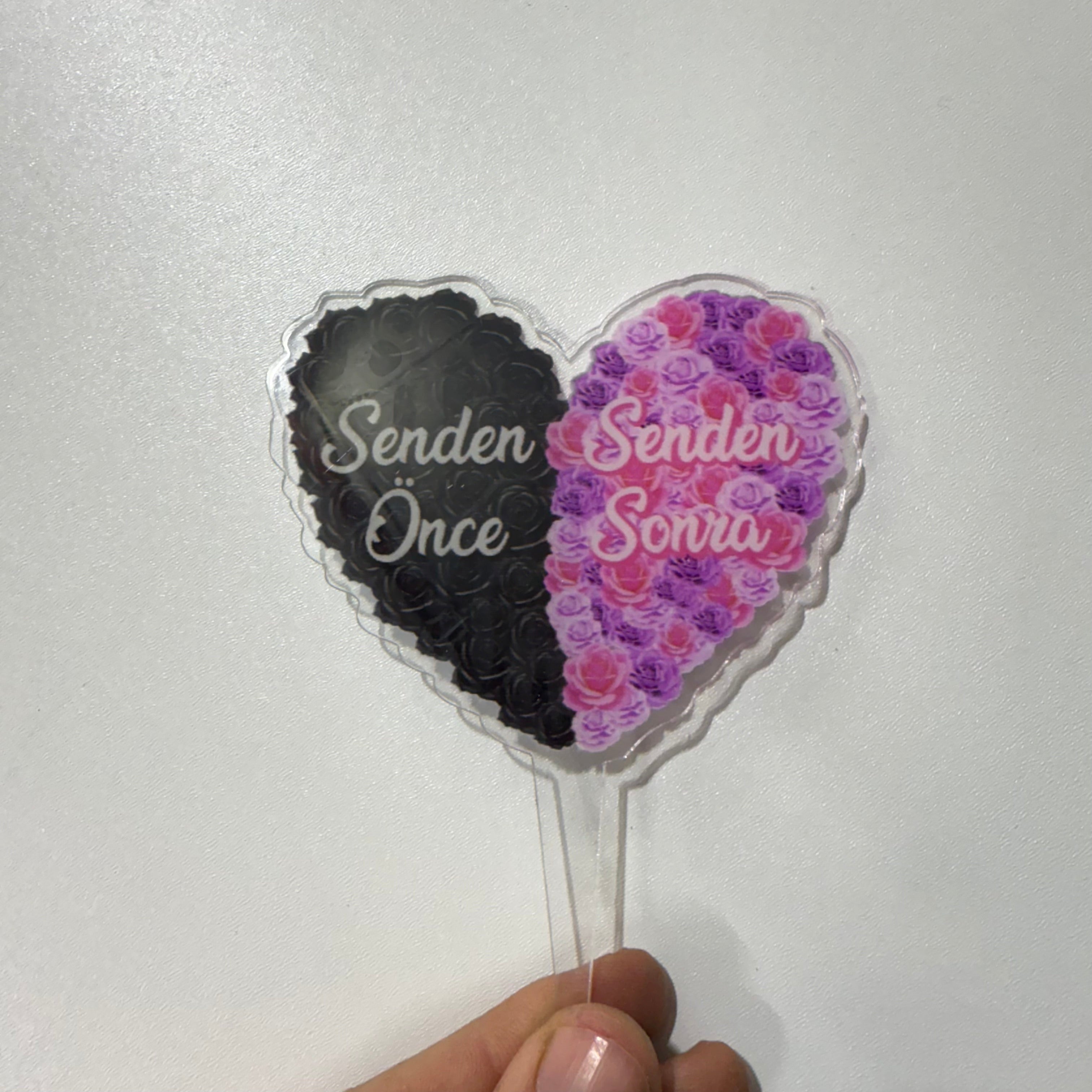 20’li Paket Lüks Pleksi Yazılı Pasta Süsü Seti – Tanesi 10 TL (Ekonomik & Şık Seri)