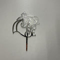 20-Pack Clear Plexi Cake Topper with Candle Holder - Both Lettered and Candle Holder (10 TL each)