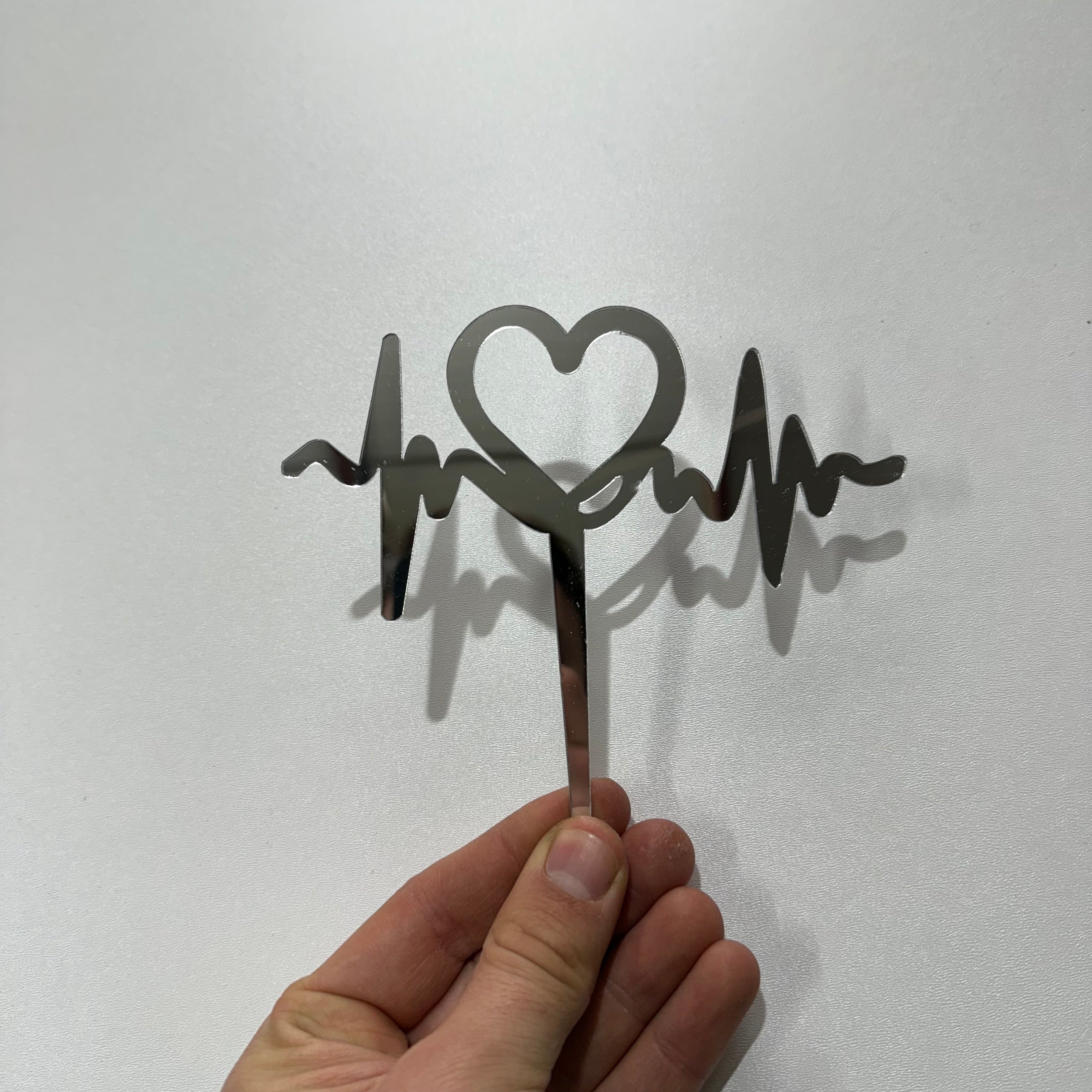 20’li Paket Aynalı Gümüş (Silver) Pleksi Pasta Süsü Seti – Tanesi 10 TL