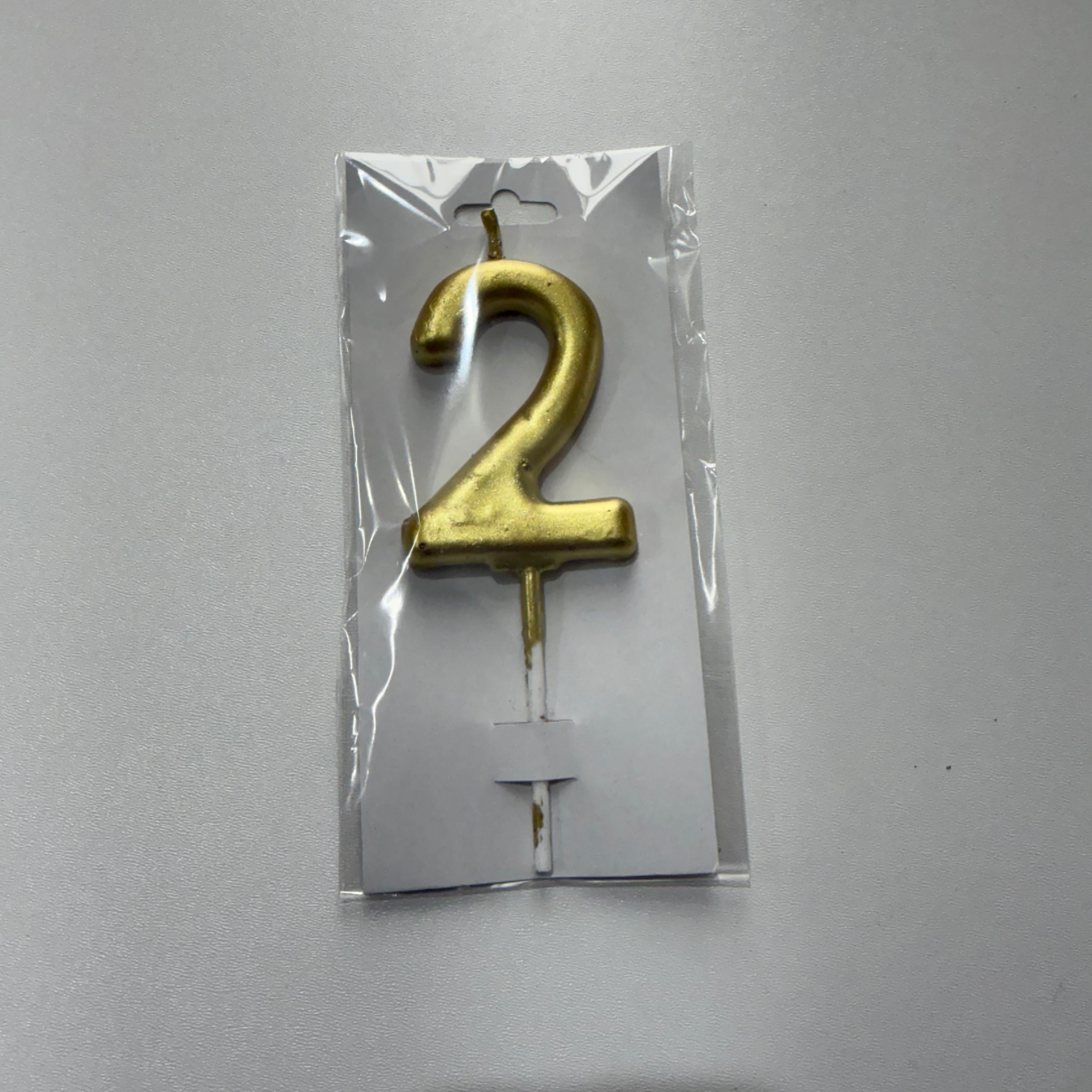 20’li (2) Rakamı Gold (Altın) Mum Serisi – "İkinci Yaşın Işıltısına Lüks Bir İmza
