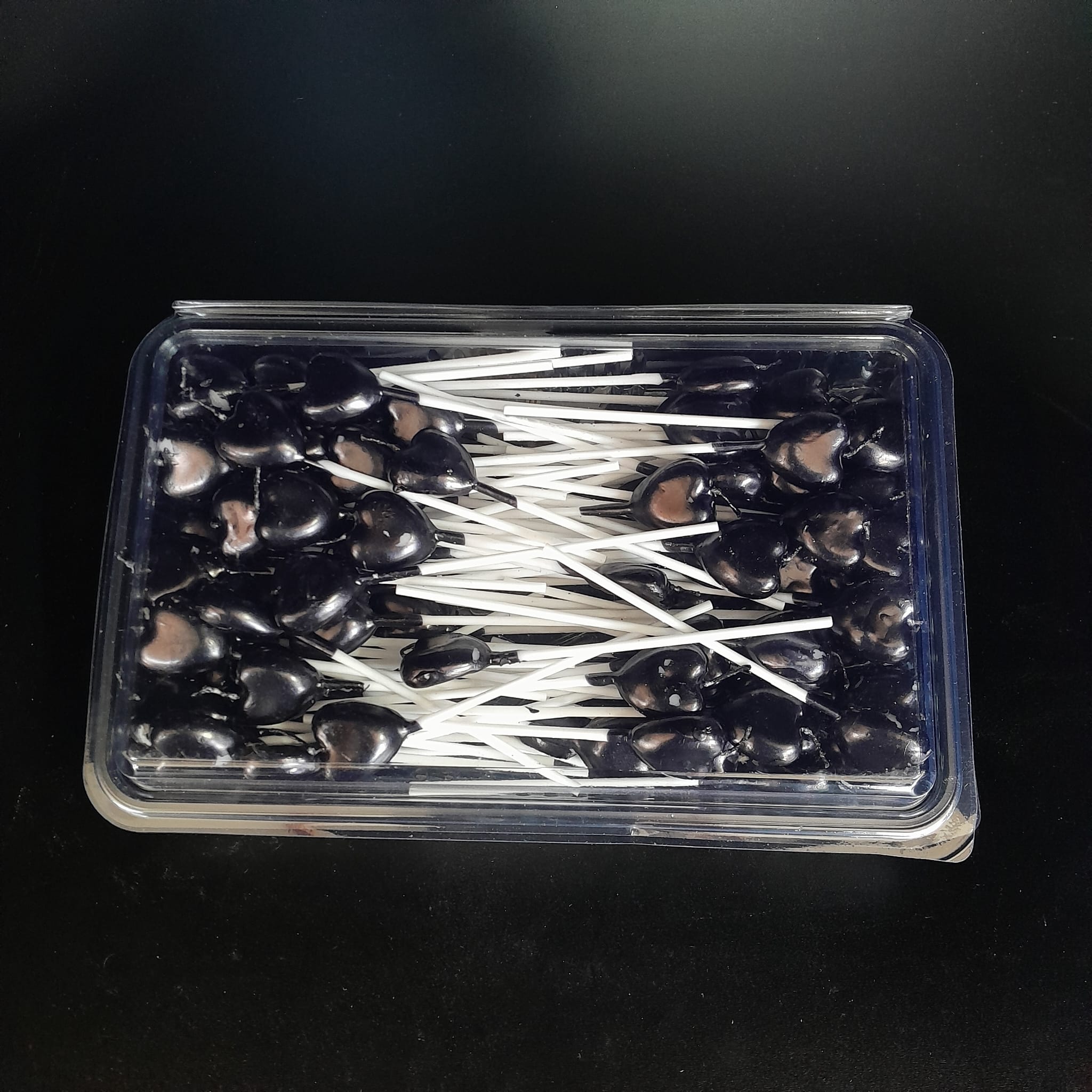 Kalpli Pasta Mumu – 100’lü Paket, Siyah Renk, Toptan Satış
