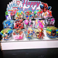 Transparent Plexi Kids' Figure Cake Toppers – Wholesale Pack (150 Pieces)