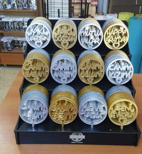 240’lı Özel Pasta Üstü Yuvarlak Yazı Seti – Toptan Paket