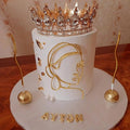 20s Cake Topper Plexiglass Decor – Woman Silhouette