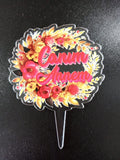 20-Pack Elegant Acrylic Cake Topper Set – 10 TL Each (Economical Mini Pack)