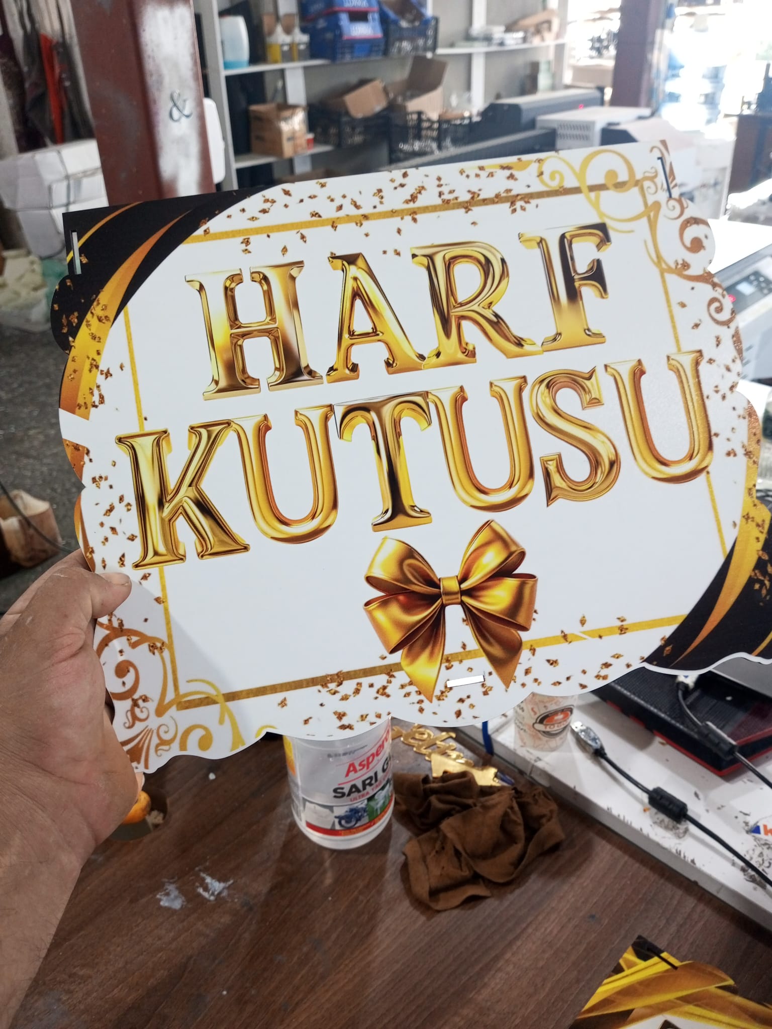 Ahşap Harf Kutu