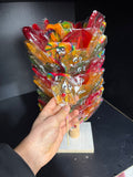 100’lü Paket Karışık Figürlü Lolipop Şeker ve Stand Seti – Tanesi 10 tl